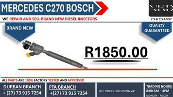 Mercedes C270 Bosch Diesel Injectors