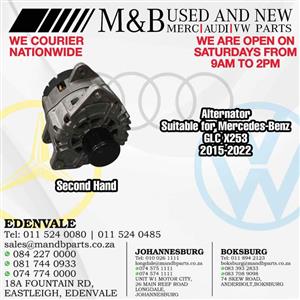 Alternator (Second Hand)  Suitable for Mercedes-Benz GLC X253 2015-2022 Part Number: A0009069905