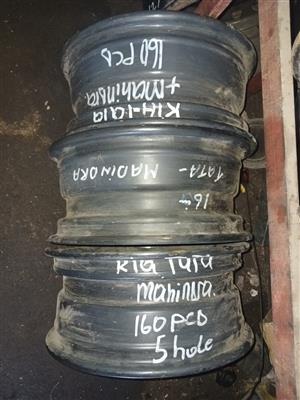 RIMS STEEL 16inch 160PCD KIA MAHINDRA TATA for sale 