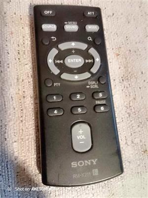 SONY RM-X211 CAR STEREO REMOTE CONTROL