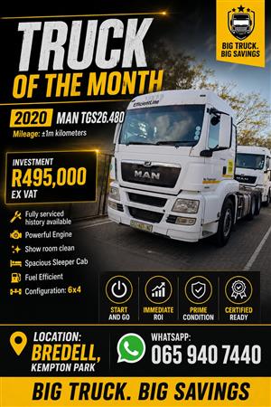 MAN TGS 26.480  - Drive Away fo