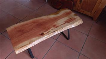 Stunning one of a kind bluegum coffee tables and slabs