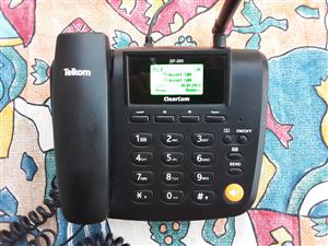 Telkom ClearCom GF-305 fixed line SIM-card wireless phone for use on cellular networks 