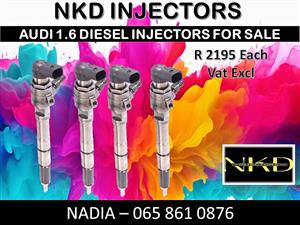 AUDI 1.6 DIESEL INJECTORS FOR SALE OR EXCHANGE OR RECON