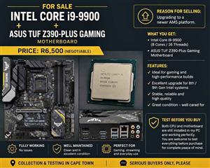 Intel Core i9-9900 + ASUS TUF Z390-Plus Gaming Motherboard