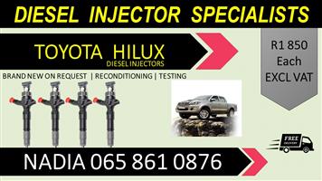 RECONDITIONED AND TESTED DIESEL INJECTORS FOR SALE  FOR TOYOTA HILUX