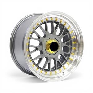 17″ TWC269 4/100 & 5/100 Gunmetal Machine Lip Alloy Wheels