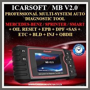 iCarsoft MB V2.0 Multi system diagnostic tool for Mercedes Benz / Sprinter / Smart