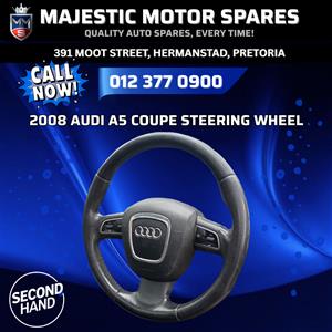 2008 Audi A5 coupe steering wheel - used