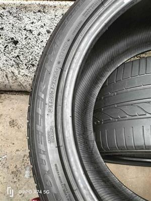 2x 315/35/20 Bridgestone Dueler Runflat