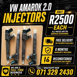 VW AMAROK 2.0 INJECTORS FOR SALE WITH WARRANTY INCLUDED 
