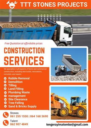 Rubble removal services 
