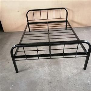 Double Bed, Steel, New.