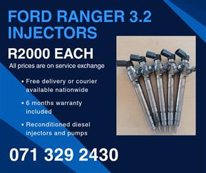 FORD RANGER 3.2 INJECTORS FOR SALE WITH WARRANTY 