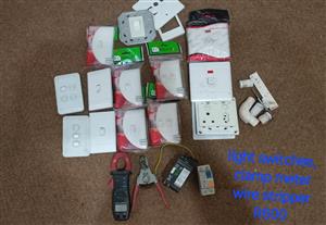 Electric plugs, swithes