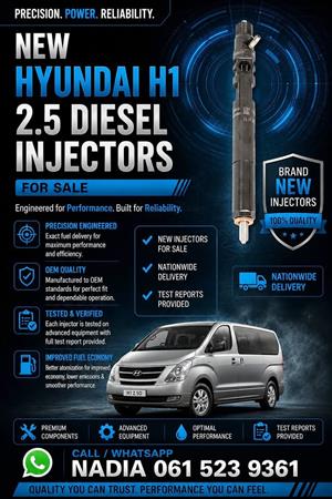 HYUNDAI H1 2,5 DIESEL INJECTORS FOR SALE OR RECONDITIONING