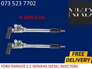 Ford Ranger 2.2 Siemens Diesel injectors 