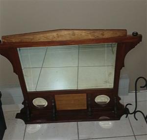 Antique Edwardian / Victorian  Hall Wall Mirror 96x12x75cm (ONCO, negotiable)