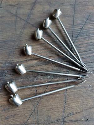 Vintage 1970s German Apple Cocktail Forks 