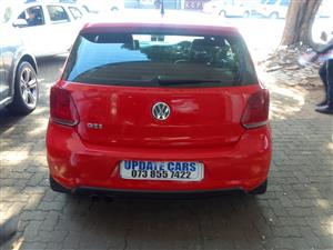2011 VW POLO1.4 AUTOMATIC RED  COLOR PETROL
