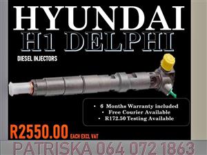 hyundai H1 Delphi diesel injectors for sale on same day services