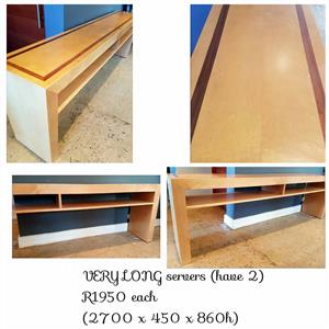 2 Very Long Servers For Sale 2 Very Long Servers For Sale