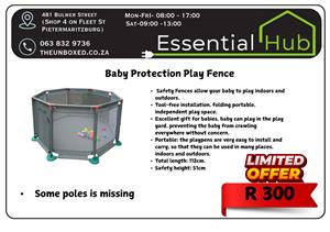 Baby Playpen Grey