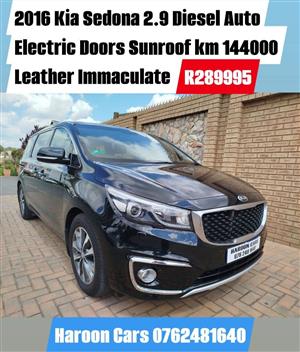 2016 kia Sedona 2.9 Diesel Auto 