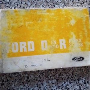 Ford lorry D and R, book