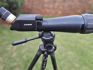 Eyemax 20–60x Spotting Scope with Large Tripod