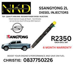 SSANGYONG 2L DIESEL INJECTORS FOR SALE