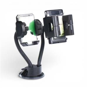 Dual Device Mobile Phone Holder for Vehicles