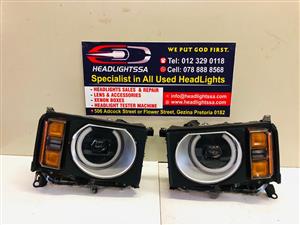 Land Cruiser Prado 250 series left and right side headlights