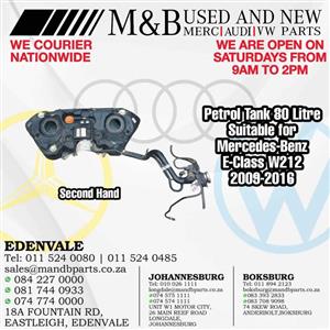 Petrol Tank 80 Litre (Second Hand) Suitable for Mercedes-Benz E-Class W