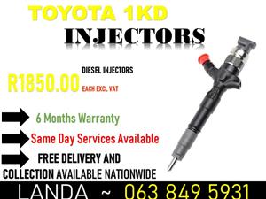 TOYOTA 1KD INJECTORS 