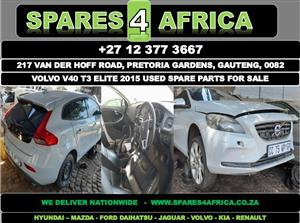 Volvo V40 T3 2015 used spare parts for sale 