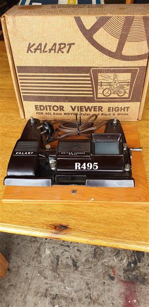 Kalart Editor Viewer Eight for 8mm movies - Color and Black and White