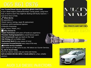 AUDI 1.6 SIEMENS INJECTORS FOR SALE