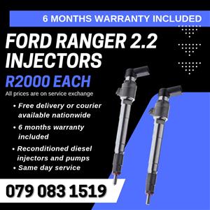 FORD RANGER 2.2 INJECTORS FOR SALE WITH WARRANTY 