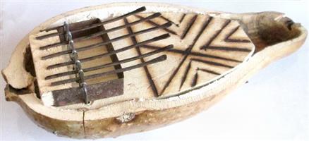 Mbira - 6 levers with resonance box - cone