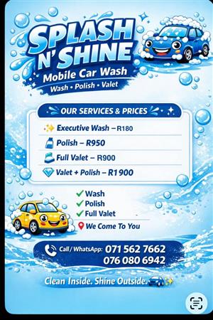 Mobile car wash 