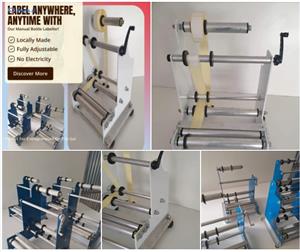 Labelling machines, locally manufactured
