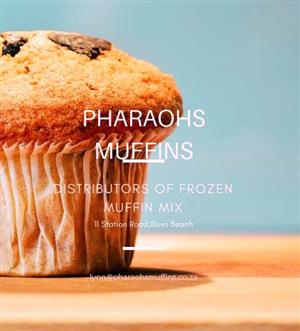 Pharaohs Pre-mixed muffin mix.  We deliver!