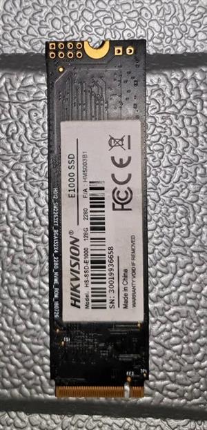 128Gig NVMe Hard Drive Used