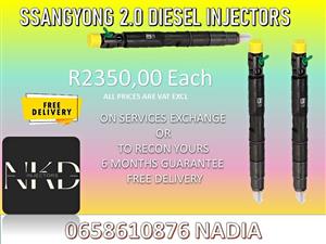 SSANGYONG 2.0 DIESEL INJECTORS FOR SALE WE ALSO RECON