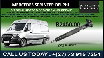 Mercedes Sprinter Delphi Diesel Injectors 