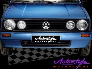 VW Golf Mk1 Double Light Grille without  VW Badge