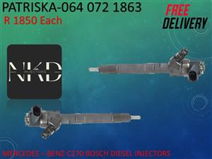 MERCEDES C270 DIESEL BOSCH INJECTORS FOR SALE