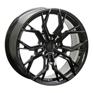 18″ Flowtec F122H01 5/112 & 5/114 Black Alloy Wheels