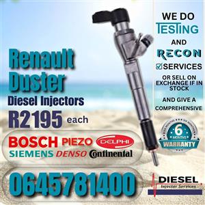 Renault Duster diesel injectors for sale